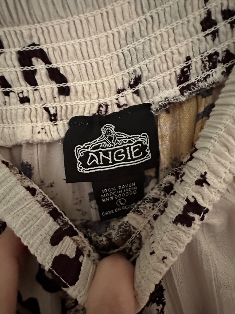 Angie Animal Print Wide-Leg Pants - Picture 5 of 5
